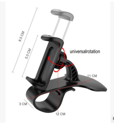360° Rotating Car Phone Holder - Universal Dashboard & Windshield Mount