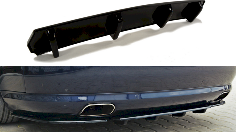 Maxton Design - Rear Splitter (Vertical Bars) Audi A8 S8 W12 D3