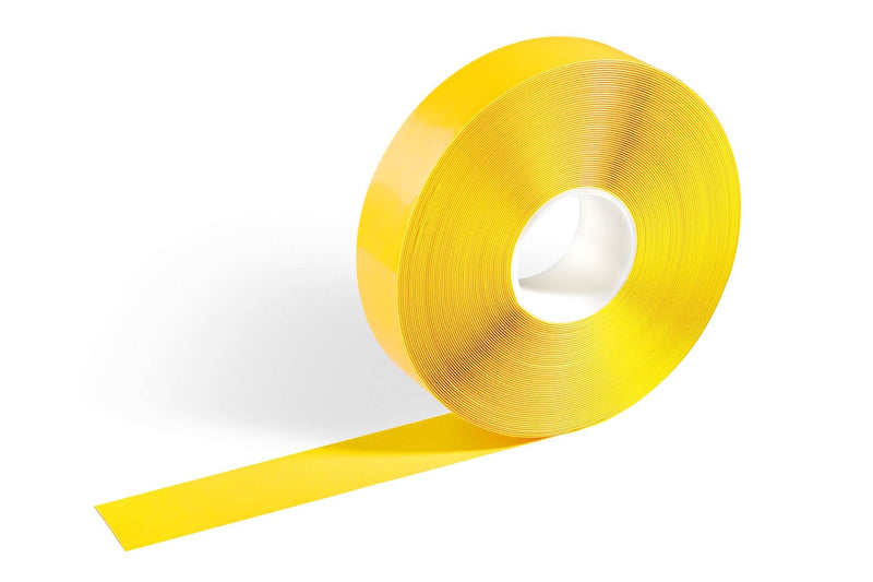 Durable DURALINE Slip-Resistant Floor Marking Tape | 50mm x 30m | Bright Yellow