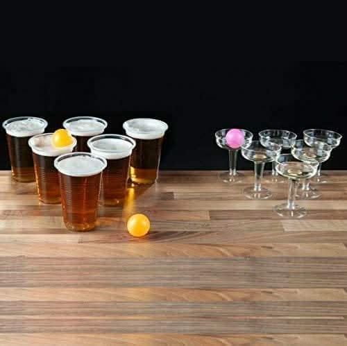 28pc Party Pong Drinking Game Set with Cups & Ping Pong Balls