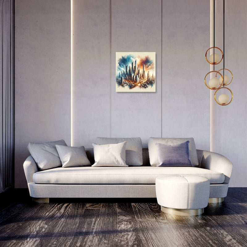 Cityscape Harmonics Canvas