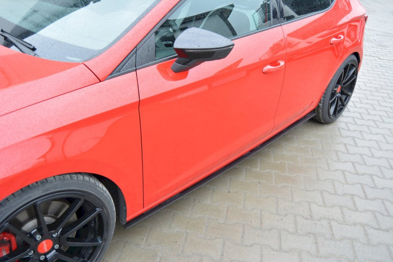 Maxton Design - RACING SIDE SKIRTS DIFFUSERS SEAT LEON III CUPRA / FR
