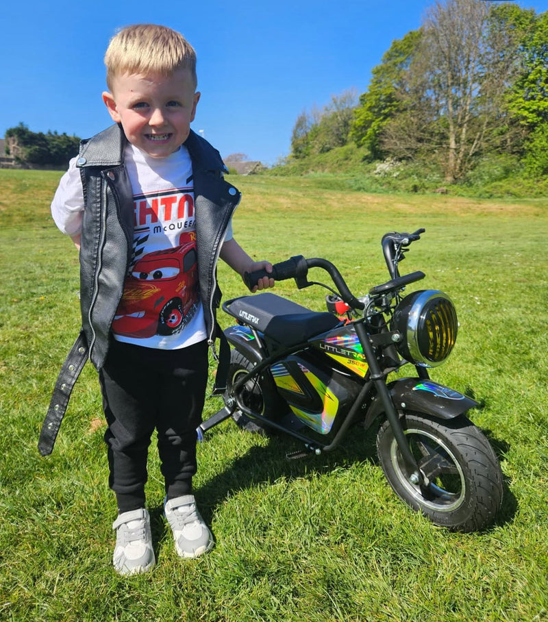 Award winning 350w 36v Kids Electric Bike – Ages 3 to 12+ ride on dirt bike