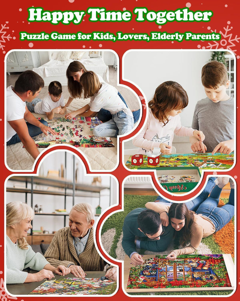 Christmas 24-day Countdown Scene Puzzle