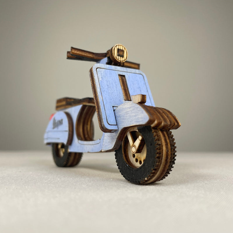Retro Scooter - Handmade Ornament