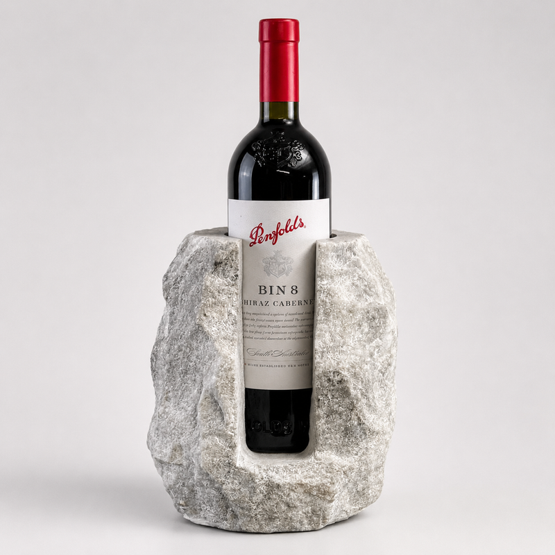 Marble Stone Solid Handcrafted Wine Bottle Holder