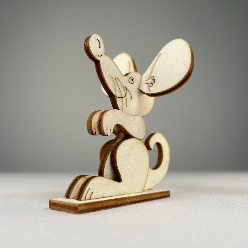 Mouse Ornament - Handmade Ornament