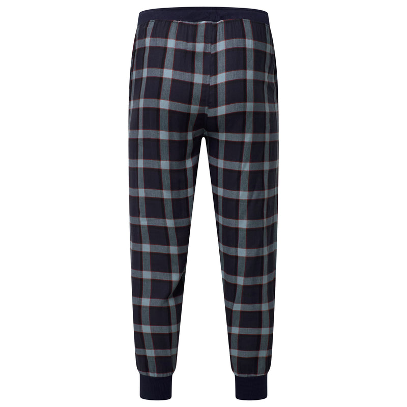 Lucky Brand Crew Neck & Closed Hem Flannel Pant Pyjama Set