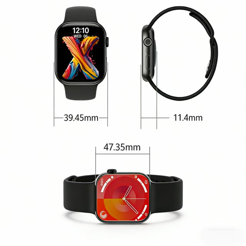 2.01" Smartwatch Bluetooth Call GPS Fitness Tracker Waterproof Smart Watch Universal