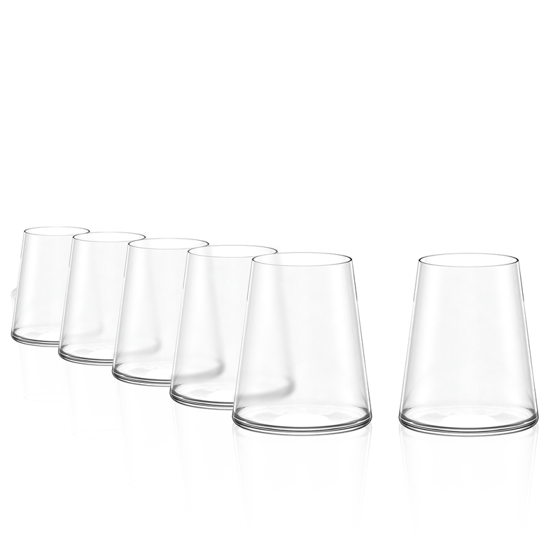Stolzle Power Stemless Red Wine Glasses - 515ml - Set of 6