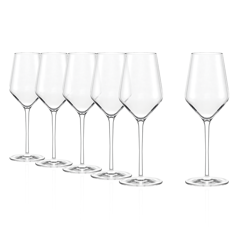 Stolzle Lausitz Quatrophil White Wine Glasses - 405ml - Set of 6