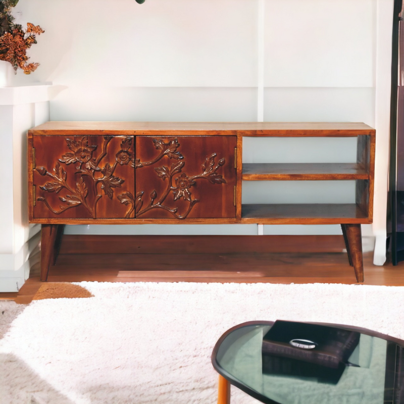 Artisan Furniture Solid Wood Botanic Media Unit