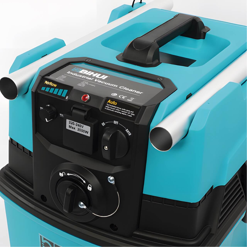 BIHUI 38L H-Class Vacuum Cleaner 1200W 230V Dry Dust Extraction with HEPA Filter