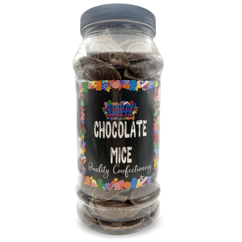Milk Chocolate Mice Retro Sweets Gift Jar - 705g