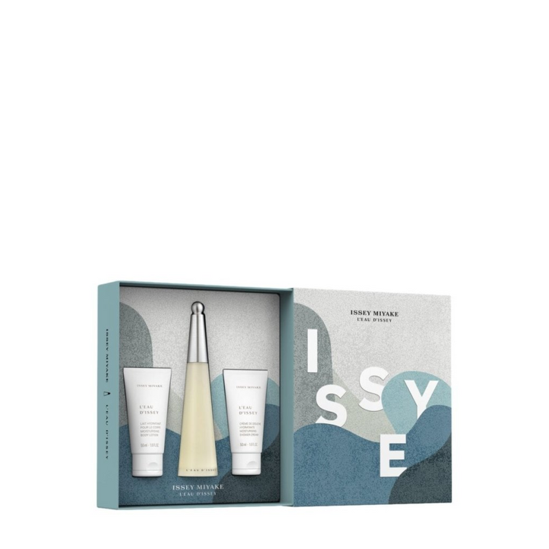 Issey Miyake L'Eau d'Issey Eau De Toilette Spray 50ml / Body Lotion 50ml / Shower Gel 50ml
