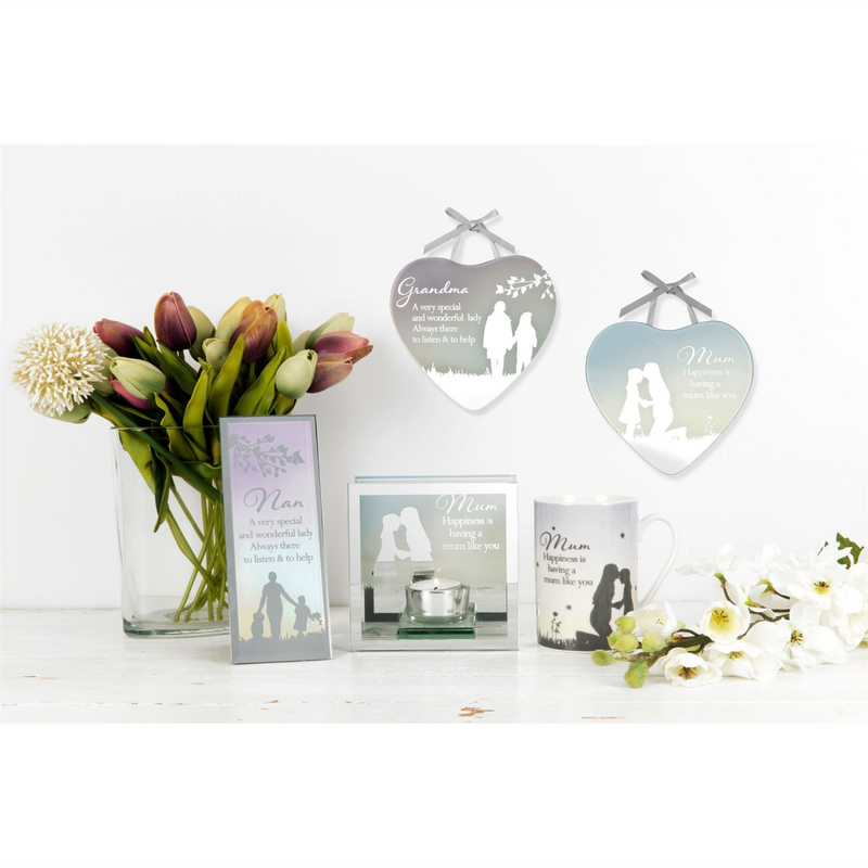 Reflections Of The Heart Mirror Tea Light - Mum