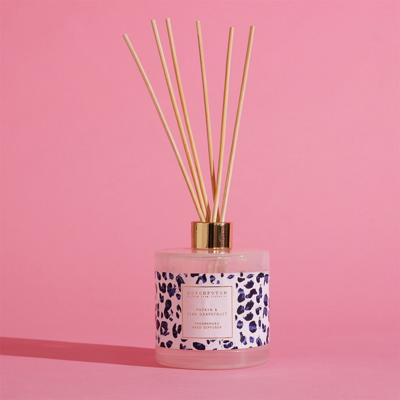 Frida Leopard 300ml Diffuser Papaya & Pink Grapefruit