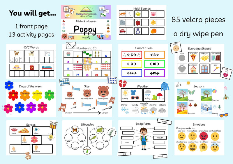 Book 2 - Age 4-6 years - Early Years Busy Book