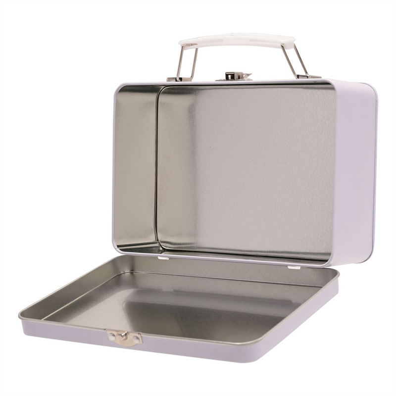Now Or Never Studios Made to Order Tin Suitcase Box with Handle