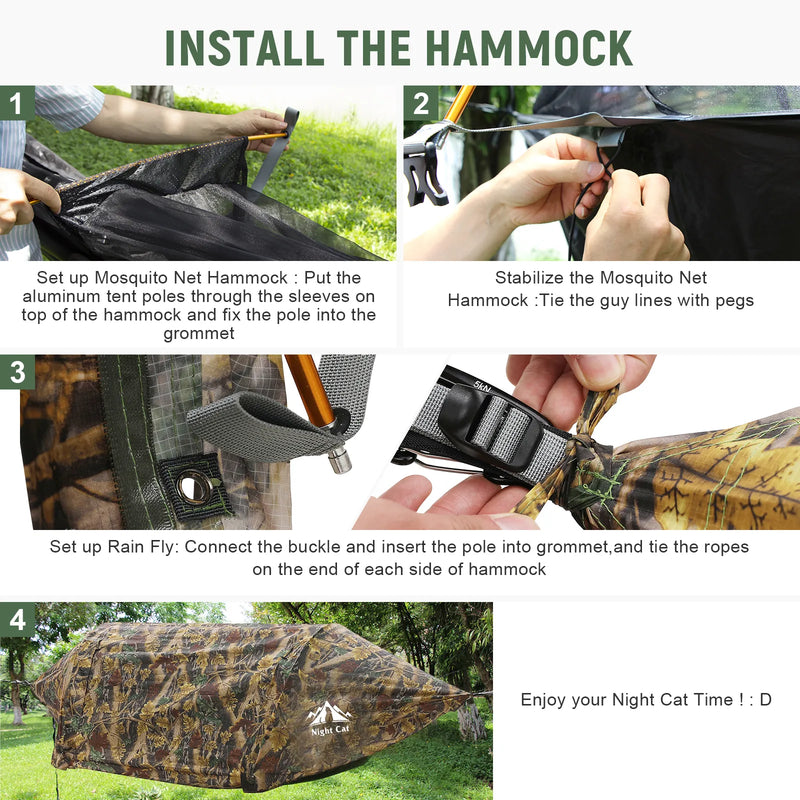 Night Cat Hammock Tent
