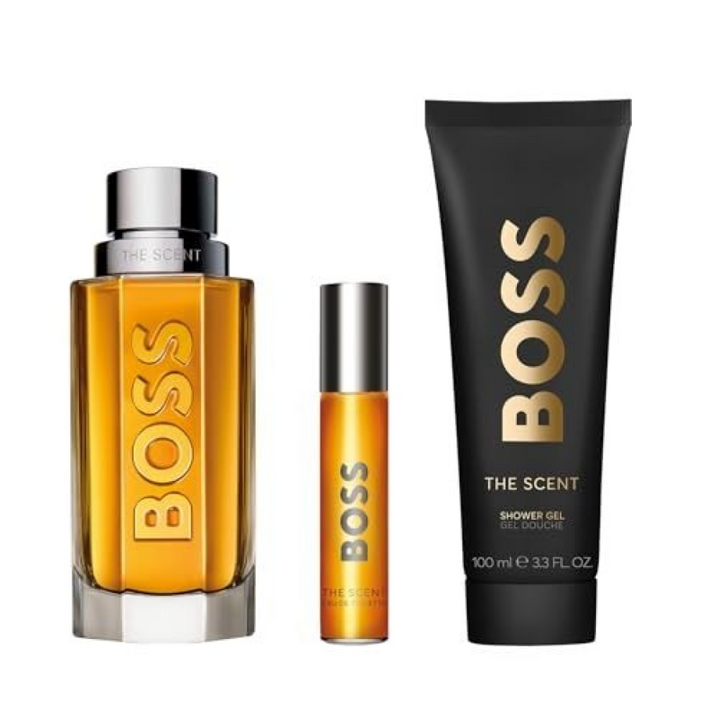 Hugo Boss Boss The Scent Gift Set (Eau De Toilette Spray 100ml  Shower Gel 100ml  Eau De Toilette Spray 10ml)