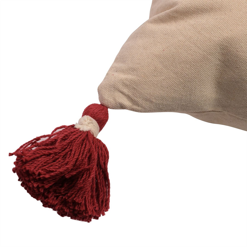 North Pole Rectangular Cushion with Tassels