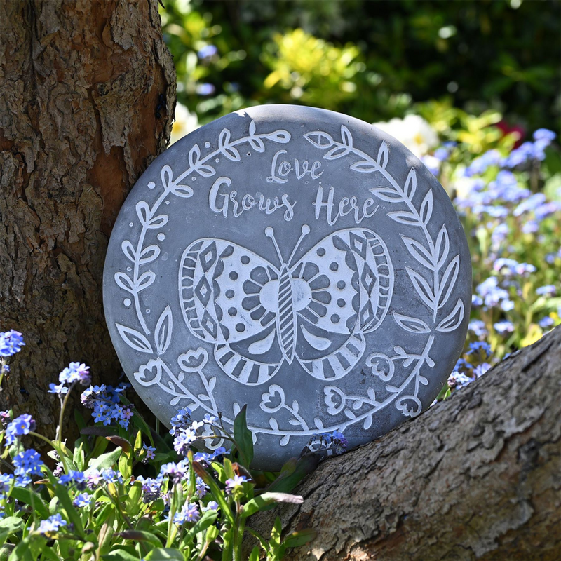 Love Grows Here Stepping Stone