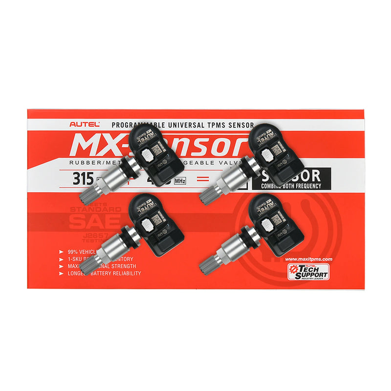 Autel MX Sensor 433MHZ 315MHZ TPMS Sensor Tire Repair Tools 2024 New Packaging 2in1 MX-Sensors Work with TS508 Russian in Stock