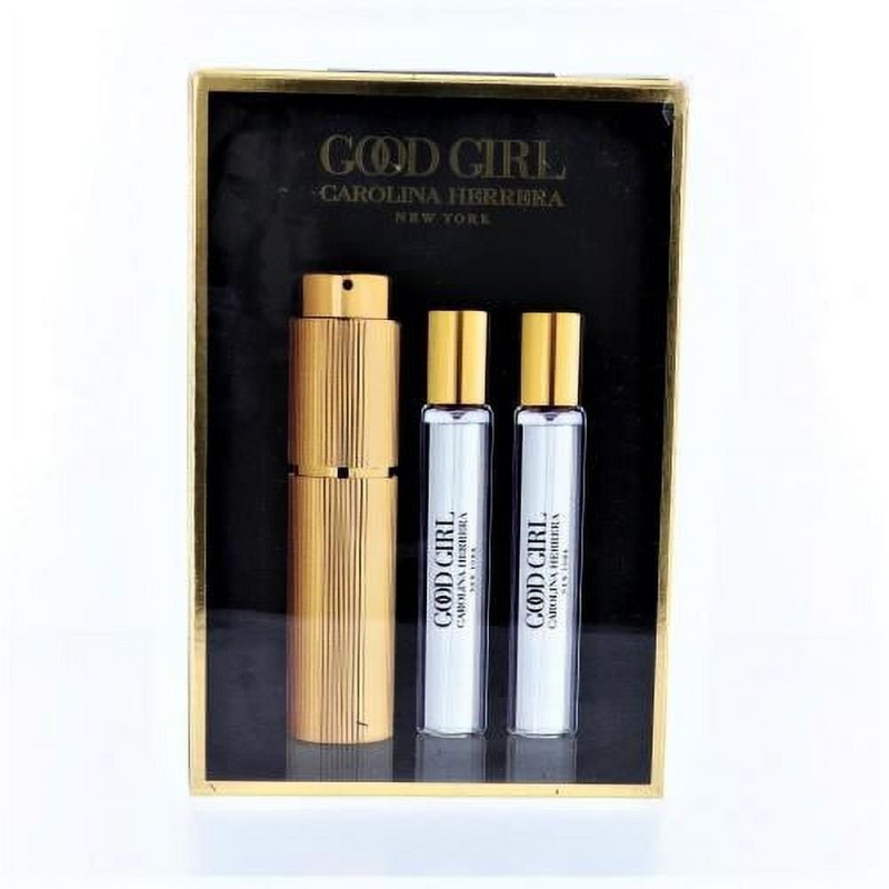 Carolina Herrera Good Girl Gift Set (Eau De Parfum Spray 20ml  2 x 20ml Refillable Travel Spray)