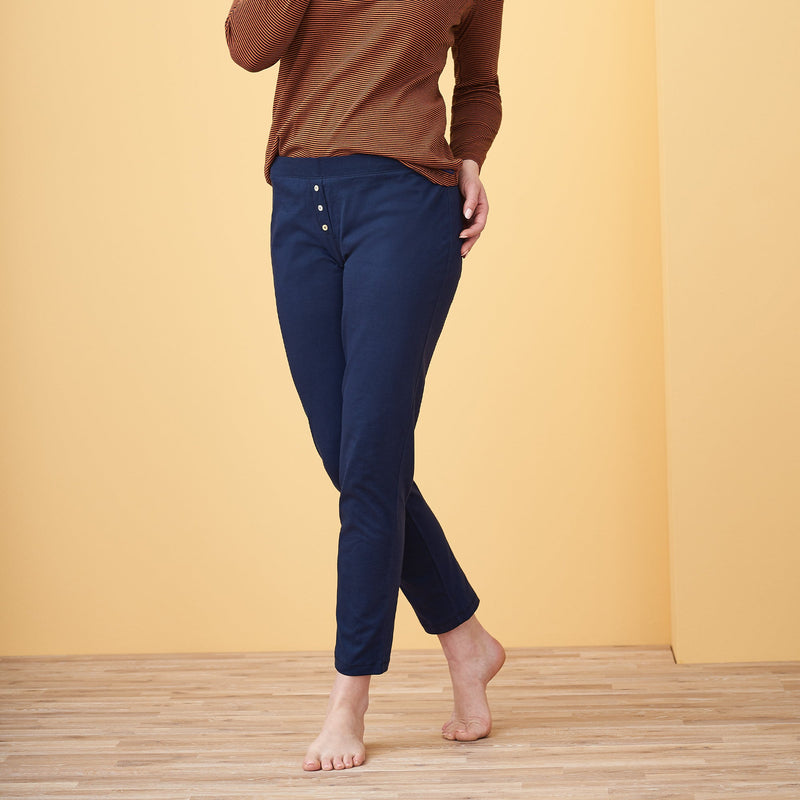 Organic Cotton Sleep Leggings: Women