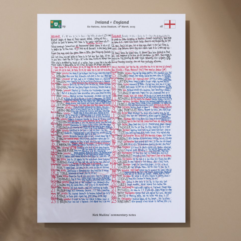 Ireland v England, Six Nations Mar 2023 - Nick Mullins