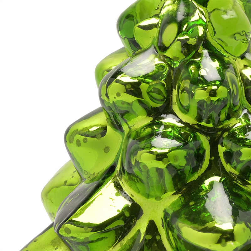 Green Recycled Glass Tree
