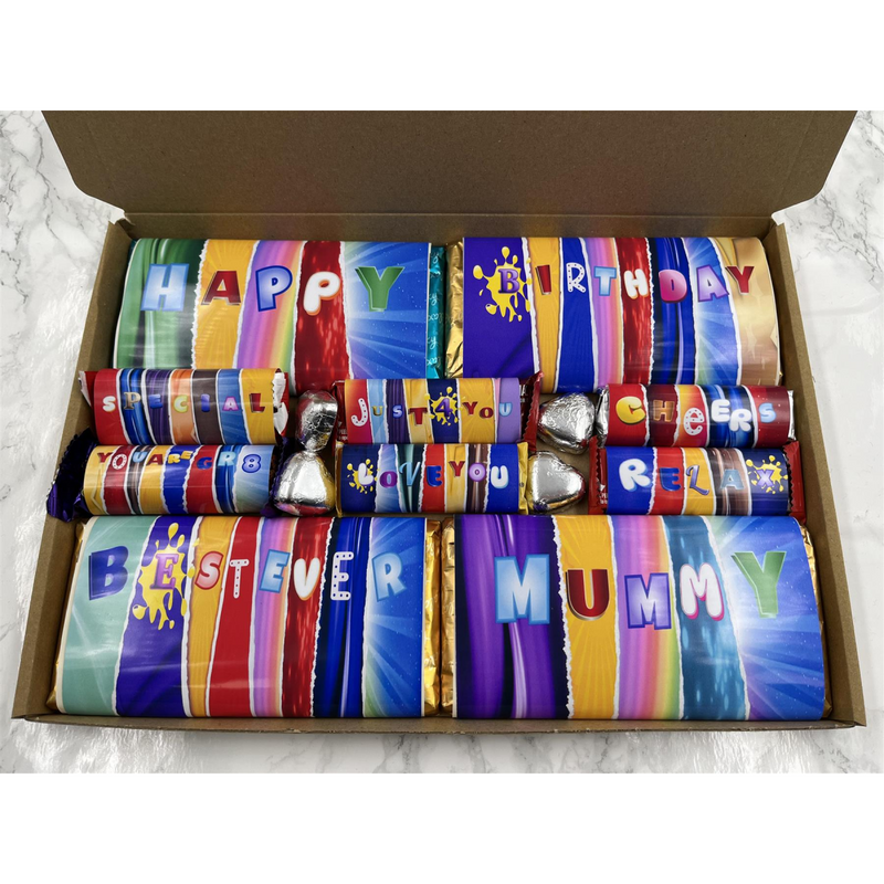 Fun Novelty Birthday Chocolate Wrapper Gift Box - Mummy