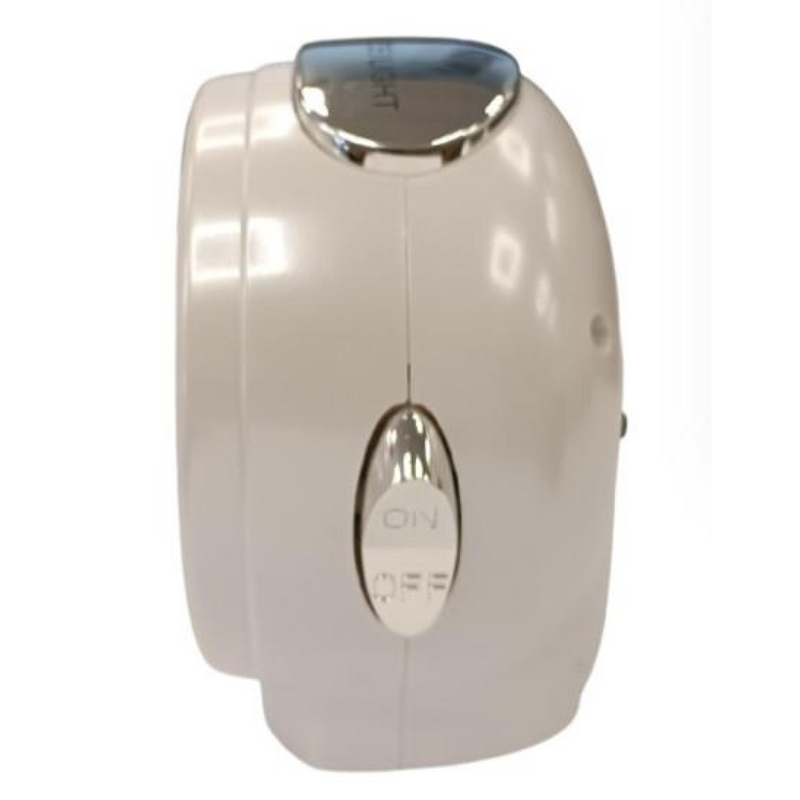Acctim Eden Non Ticking Sweep Crescendo Alarm Clock in White - 16522