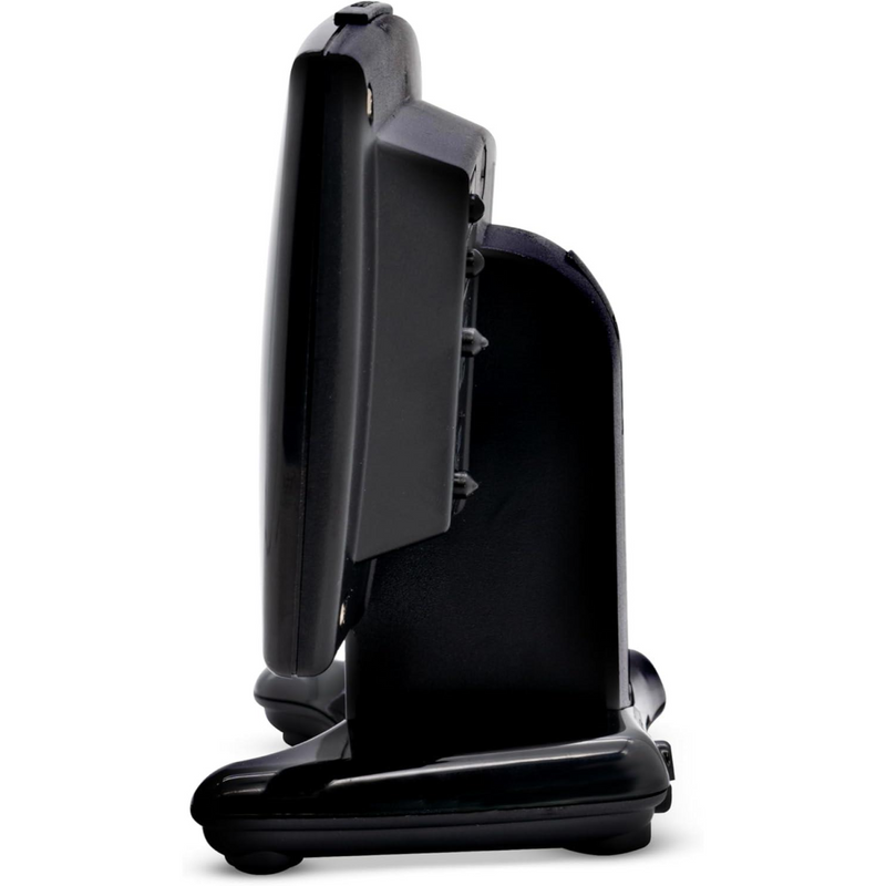 Acctim Jenson LED Digital in Black with USB-C Smart Connector Blue 0.9'' Display Alarm Clock