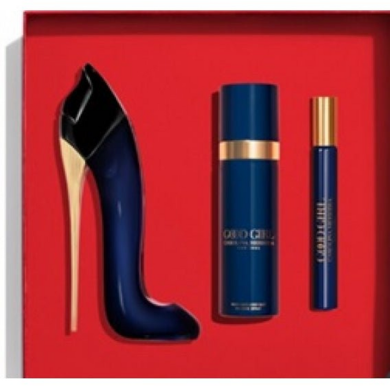 Carolina Herrera Good Girl Gift Set (Eau De Parfum 50ml  Body Moisturiser 100ml  Eau De Parfum 10ml)