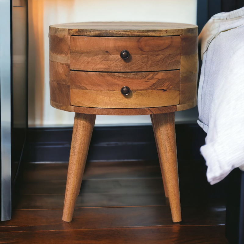 Artisan Furniture Solid Wood Odyssey Oak-ish Bedside