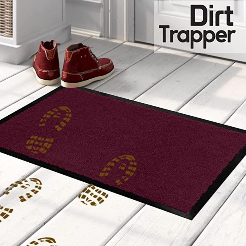 ARRAN 60 X 80 AUBERGINE Rubber barrier mat
