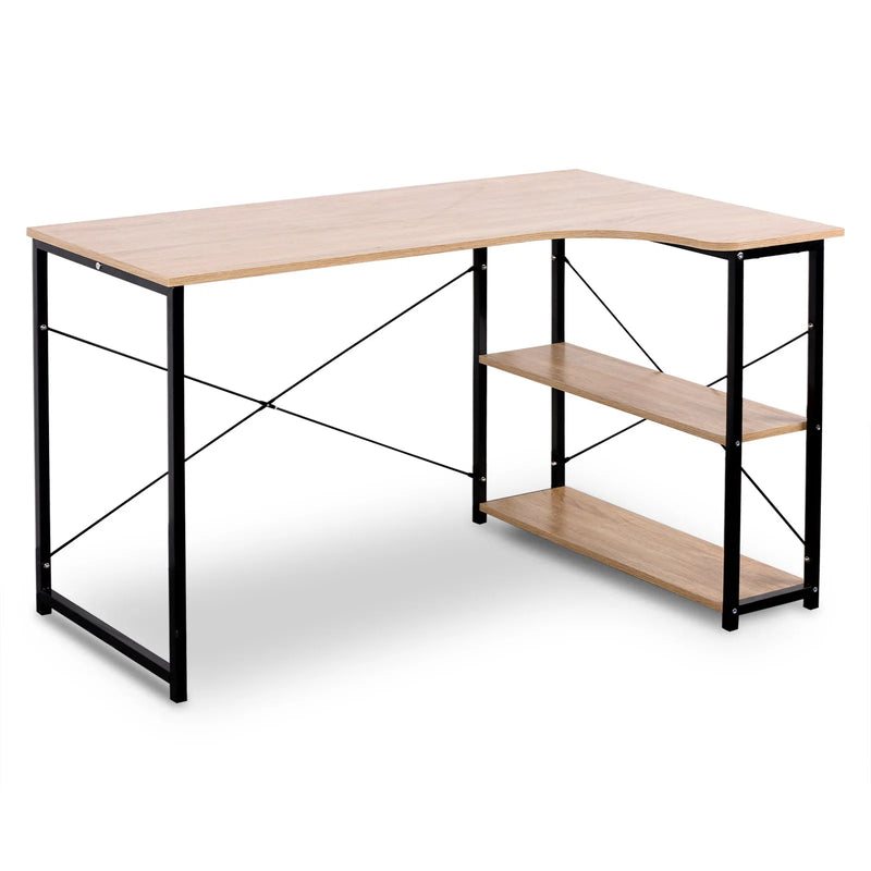 1PC Computer Table L-Shaped Office Desk  PC Laptop Table Workstation Study Writing Desk Dining Gaming Table