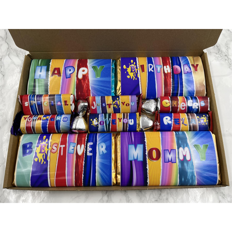 Fun Novelty Birthday Chocolate Wrapper Gift Box - Mommy