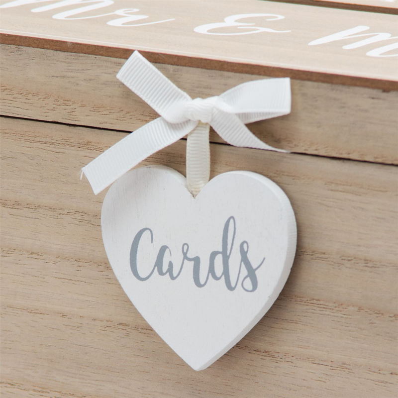 Love Story Card Box Best Wishes For The Mr & Mrs 32cm