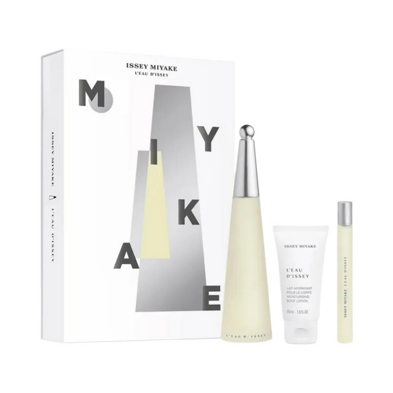 Issey Miyake L'Eau D'Issey Gift Set (Eau De Toilette Spray 100ml  Body Lotion 50ml  Eau De Toilette Spray 10ml)