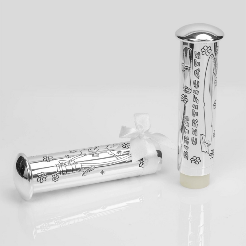 Silverplated Birth Certificate Holder & Stand