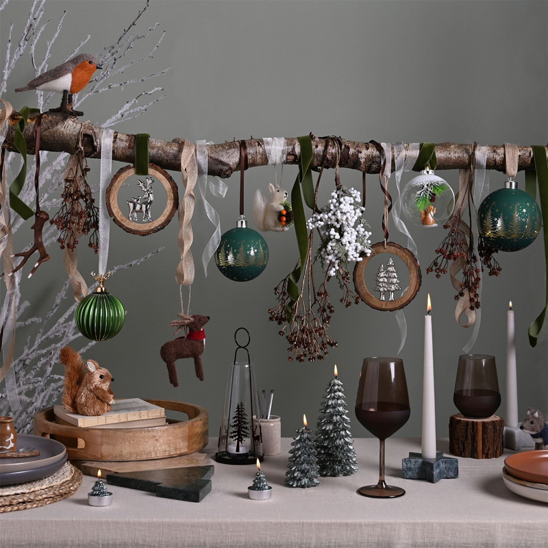 Set of 6 nested Winter Wilds Gift Boxes