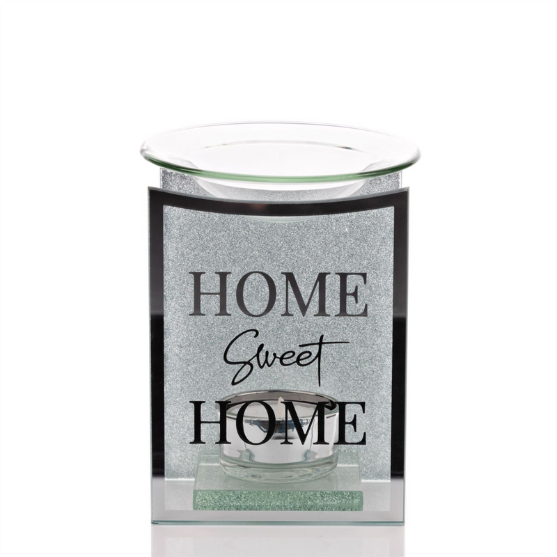 Hestia Silver Glass Oil Burner - Home Sweet Home