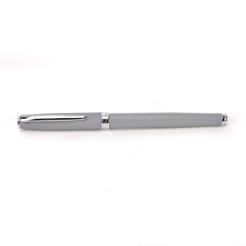 Stratton Ballpoint Pen - Grey & Silver