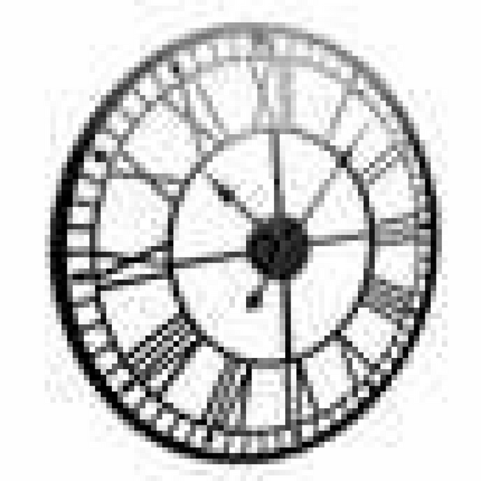 DOUBLE EDGE 60CM CLOCK