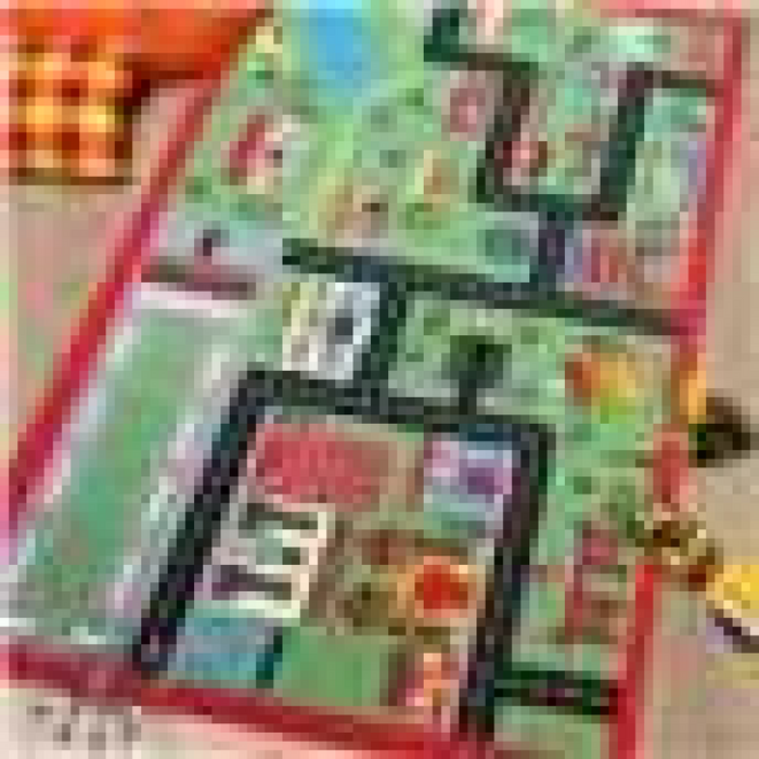 KIDS GREEN TOWN RUG 100x165cm