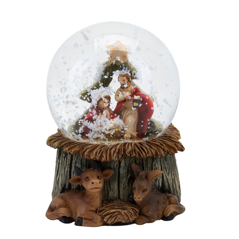Hand Painted Nativity Scene Waterball 4.5cm