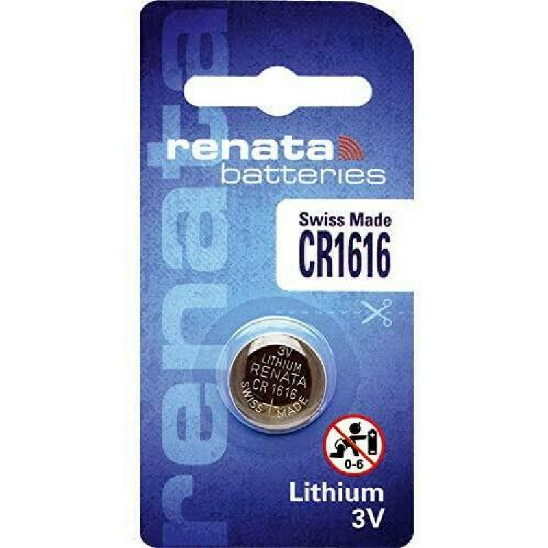 Renata Lithium Watch Battery CR1616